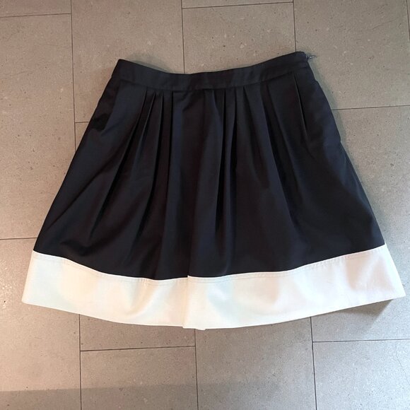 Fabulous Navy Blue &White Short Skirt w/ pockets by Pink Tartan-Sz.8 - Picture 7 of 10